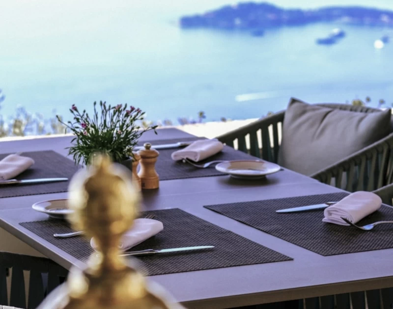 Panoramisches Mittagessen für zwei Personen