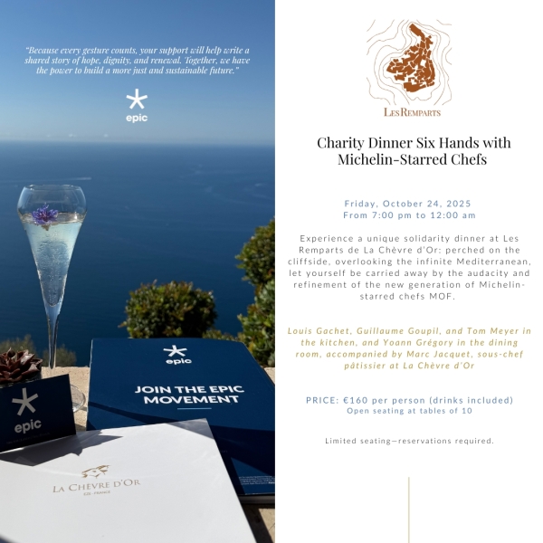 Charity-Dinner „Six Hands“ mit Michelin-Sterne-Köchen 
