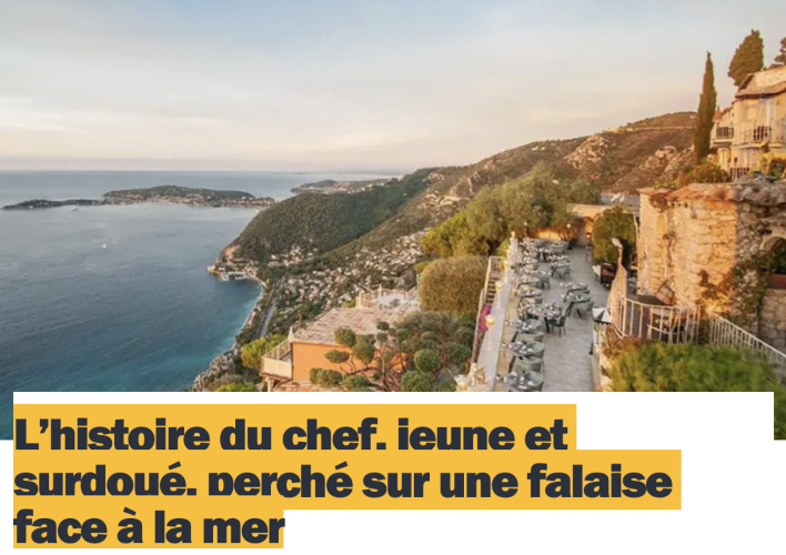 Die Geschichte eines jungen hochbegabten Küchenchefs, hoch oben auf einer Klippe mit Blick aufs Meer