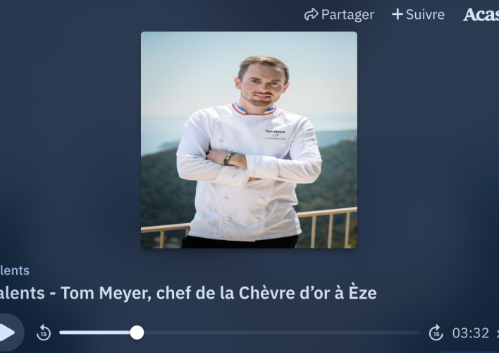 [Podcast] Tom Meyer, Küchenchef im „La Chèvre d’Or“ in Èze
